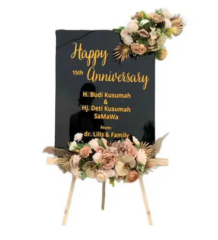 Papan Bunga Akrilik Iser